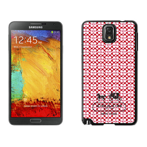 Coach In Confetti Signature Red Samsung Note 3 Cases DSL | Women - Click Image to Close